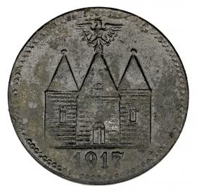 Obrazek 2 dla: 50 fenigów 1917 Wittenberge Brandenburgia