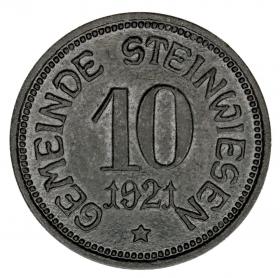 Obrazek dla: 10 fenigów 1921 Steinwiesen Bawaria