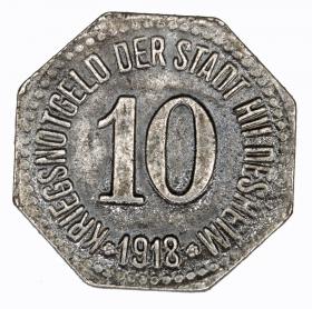 Obrazek dla: 10 fenigów 1918 Hildesheim Hanower