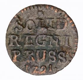 Obrazek dla: Szeląg 1721 Fryderyk Wilhelm I Prusy