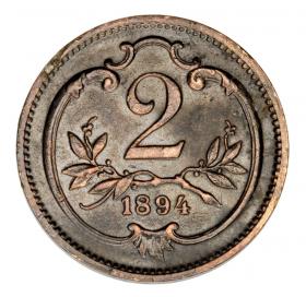 Obrazek dla: 2 halerze 1894 Franciszek Józef I Austria Wiedeń