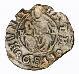 Obrazek 2 dla: Denar 1589 Rudolf II Habsburg Węgry