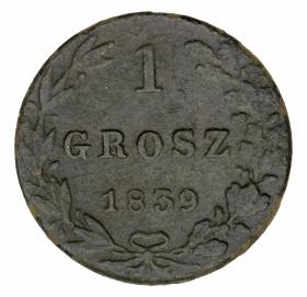 Obrazek dla: 1 grosz 1839 Mikołaj I Romanow byłe Królestwo Polskie Warszawa