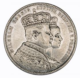 Obrazek dla: Talar 1861 Wilhelm I Hohenzollern Prusy Berlin