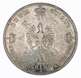 Obrazek 2 dla: Talar 1861 Wilhelm I Hohenzollern Prusy Berlin