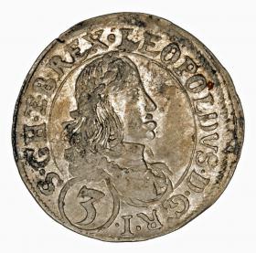 Obrazek dla: 3 krajcary 1659 Leopold I Habsburg Austria