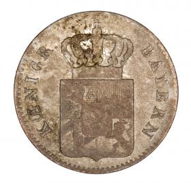Obrazek dla: 3 krajcary 1855 Maksymilian II Bawarski Niemcy Bawaria