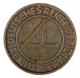 Obrazek dla: 4 fenigi 1932 Niemcy Berlin