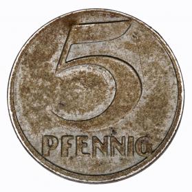 Obrazek 2 dla: 5 fenigów 1919 Mannheim Badenia