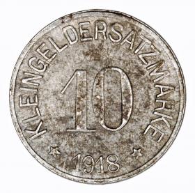 Obrazek 2 dla: 10 fenigów 1918 Naila Bawaria