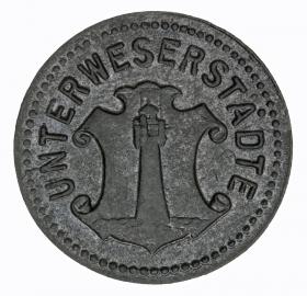 Obrazek dla: 5 fenigów 1919 Unterweserstadte
