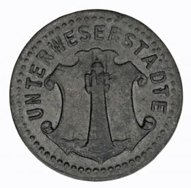 Obrazek dla: 10 fenigów 1919 Unterweserstadte