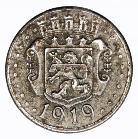 Obrazek 2 dla: 10 fenigów 1919 Zweibrucken Nadrenia Palatynat