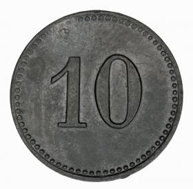 Obrazek 2 dla: 10 fenigów 1919 Tangermunde Saksonia