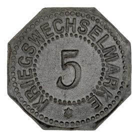 Obrazek 2 dla: 5 fenigów 1917 Bergdorf