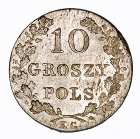 Obrazek 2 dla: 10 groszy 1831 Powstanie Listopadowe Warszawa