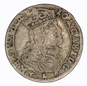 Obrazek dla: Szóstak 1666 Jan Kazimierz Wilno