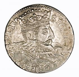 Obrazek dla: Trojak 1593 Zygmunt III Waza Ryga