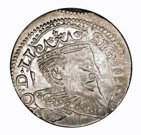 Obrazek dla: Trojak 1595 Zygmunt III Waza Ryga