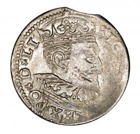 Obrazek dla: Trojak 1597 Zygmunt III Waza Ryga