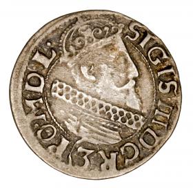 Obrazek dla: 3 krajcary 1615 Zygmunt III Waza Kraków