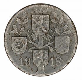 Obrazek 2 dla: 10 fenigów 1918 Dieburg Hesja