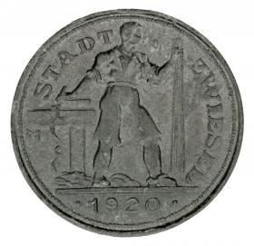Obrazek dla: 10 fenigów 1920 Zwiesel Bawaria