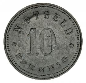 Obrazek 2 dla: 10 fenigów 1920 Zwiesel Bawaria