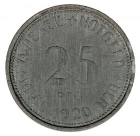 Obrazek dla: 25 fenigów 1920 Zwiesel Bawaria