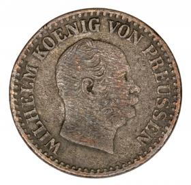 Obrazek dla: 1 grosz srebrny 1862 Wilhelm I Hohenzollern Niemcy Prusy Berlin A