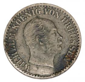 Obrazek dla: 1 grosz srebrny 1870 Wilhelm I Hohenzollern Niemcy Prusy Berlin A