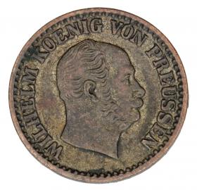 Obrazek dla: 1 grosz srebrny 1871 Wilhelm I Hohenzollern Niemcy Prusy Berlin A