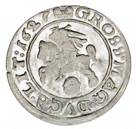 Obrazek 2 dla: Grosz 1627 Zygmunt III Waza Wilno