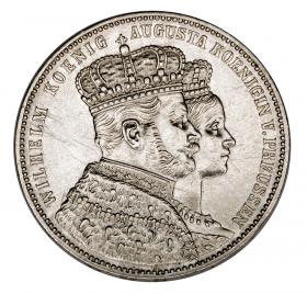 Obrazek dla: Talar 1861 Wilhelm I Hohenzollern Prusy Berlin