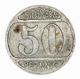 Obrazek 2 dla: 50 fenigów 1918 Ludenscheid Westfalia