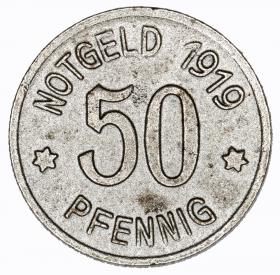 Obrazek 2 dla: 50 fenigów 1919 Ludenscheid Westfalia