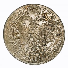 Obrazek 2 dla: 3 krajcary 1667 Leopold I Habsburg Wrocław