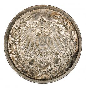 Obrazek 2 dla: 1/2 marki 1913 Wilhelm II Hohenzollern Prusy Berlin A