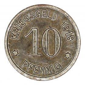 Obrazek 2 dla: 10 fenigów 1918 Neheim Westfalia