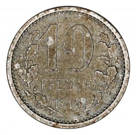 Obrazek 2 dla: 10 fenigów 1919 Neheim Westfalia