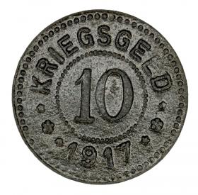 Obrazek 2 dla: 10 fenigów 1917 Lambrecht Pfalz