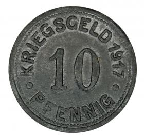 Obrazek 2 dla: 10 fenigów 1917 Munster Westfalia
