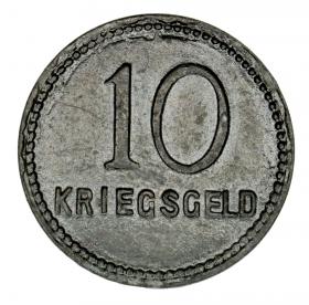 Obrazek 2 dla: 10 fenigów 1917 Kaiserlautern Pfalz