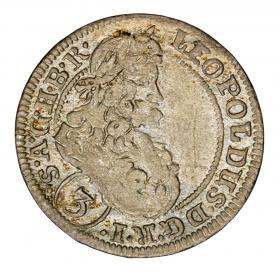 Obrazek dla: 3 krajcary 1705 Leopold I Habsburg Wrocław