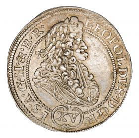 Obrazek dla: 15 krajcarów 1694 Leopold I Habsburg Wrocław