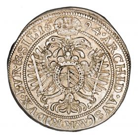 Obrazek 2 dla: 15 krajcarów 1694 Leopold I Habsburg Wrocław