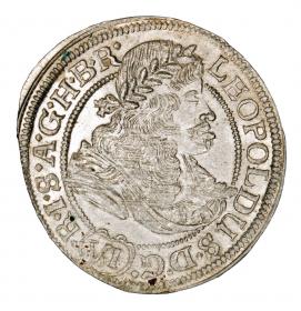 Obrazek dla: 6 krajcary 1674 Leopold I Habsburg Wrocław