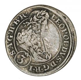 Obrazek dla: 3 krajcary 1696 Leopold I Habsburg Brzeg
