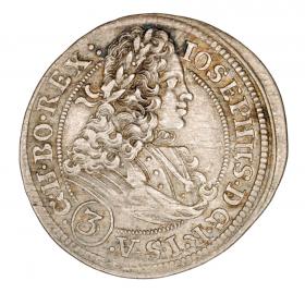 Obrazek dla: 3 krajcary 1707 Józef I Habsburg Wrocław
