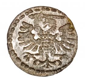 Obrazek 2 dla: Denar 1596 Zygmunt III Waza Gdańsk
